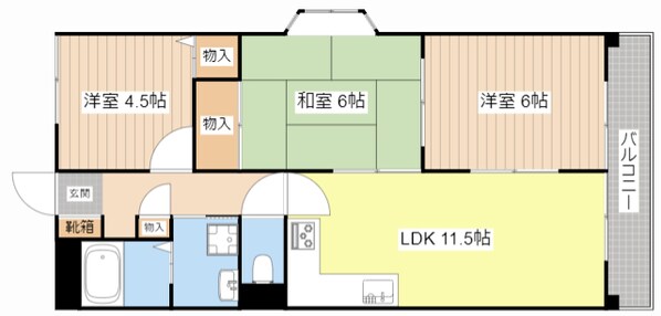 メゾンイルオーの物件間取画像